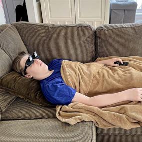 img 2 attached to 👓 Евелотс Призменные очки для сна: комфортные очки для чтения/телевизора в положении лежа - подходят на очки - унисекс