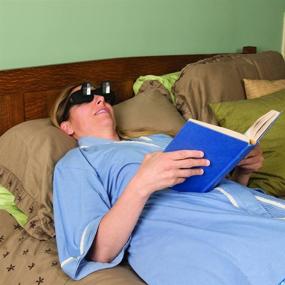img 3 attached to 👓 Евелотс Призменные очки для сна: комфортные очки для чтения/телевизора в положении лежа - подходят на очки - унисекс