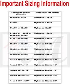 img 1 attached to 🛏️ Премиум наполнитель 16-дюймовой круглой подушки с полиэстером, стандартного белого цвета - идеально подходит для 14-дюймовых круглых подушек, изготовленных в США.