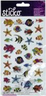 vibrant sticko dimensional-tropical fish (34 🐠 pieces) spp1pvc17, ideal for crafting and scrapbooking needs logo