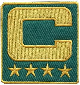 img 1 attached to Yibuoo Captain C Patch: Enhance Your Jersey with 4 Gold Stars!