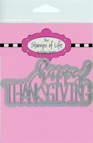 img 1 attached to 🦃 Add Cheer to Your Crafts with The Stamps of Life - Happy Thanksgiving Die Cuts for Card-Making and Scrapbooking Supplies