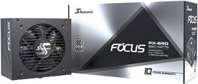 img 4 attached to 💡 Seasonic FOCUS Plus 850 Platinum SSR-850PX: Reliable Full Modular Power Supply with Compact Size and Efficient Cooling