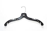 👕 nahanco 2500 heavy-duty black shirt/dress hanger with swivel chrome hook - pack of 100 логотип