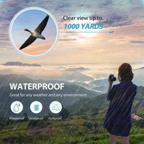 img 1 attached to 🔭 Benewell 12x50 Monocular Telescope - Day and Low Light Vision, Waterproof High Power Monocular with Smartphone Holder & Tripod - BAK4 Prism Dual Focus for Bird Watching and Hunting