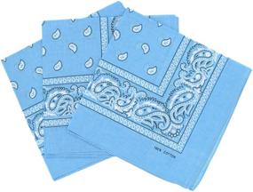 img 4 attached to 🧣 BOOLAVARD Bandanas: The Original Paisley Men's Accessories for Ultimate Style