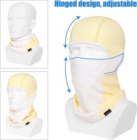 img 1 attached to ❄️ Winter Balaclava Ski Mask - Windproof, Warm Fleece Face Mask for Skiing, Snowboarding, and Motorcycling in Cold Weather