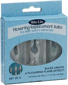 img 3 attached to 🕯️ Flame Shaped Electric Candle by Rite Lite