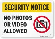 smartsign aluminum legend security notice logo