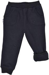 img 3 attached to JAN & JUL Cozy Cotton Jogger Pants for Babies & Toddlers