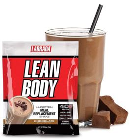 img 3 attached to 🍫 Lean Body MRP Chocolate Meal Replacement Shake - 40g Protein, Whey Blend, 8g Healthy Fats EFA's & Fiber, 22 Vitamins and Minerals, No Artificial Color, Gluten Free (42 Packets)