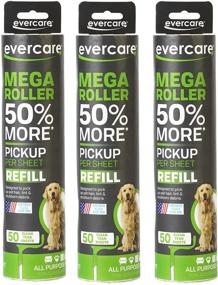 img 4 attached to 🧻 Ultimate Lint Removal: Evercare 3 Pk Mega Refill Lint Roller