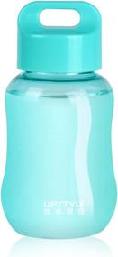 img 4 attached to ☕️ UPSTYLE Mini Plastic Coffee Travel Mug - 6oz Blue Sports Water Bottle for Milk, Coffee, Tea, Juice