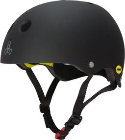 img 4 attached to Triple Eight MIPS Bike Skateboard Helmet, Dual Certified for Safety