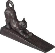 🐱 premium home locomotion stretching cat door stopper - elegant black design (10015650) логотип