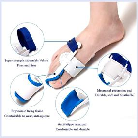 img 3 attached to Bunion Valgus Corrector for Men and Women - Adjustable Hallux Valgus Corrector for Big Toe Joint with Protective Cover