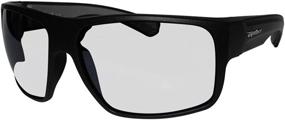 img 2 attached to 🕶️ Bomber Matte Black Safety Sunglasses