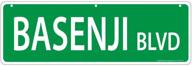 optimize your basenji experience with this street sign for dogs логотип