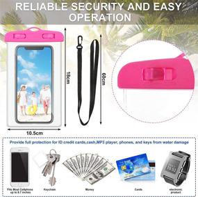 img 1 attached to Universal Waterproof Lanyard Swimming Smartphones