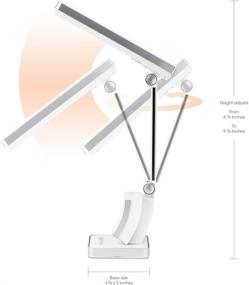 img 2 attached to 💡 Brilliant Illumination: OttLite 326003 13-Watt HD SlimLine Task Lamp in White