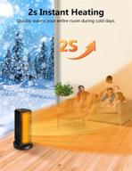 🔥 yeslike space heater: 3-in-1 ceramic heater, purifier & sterilizer for home/office/bathroom - birthday gift for women, men, mom, dad, friends - tip-over protection logo