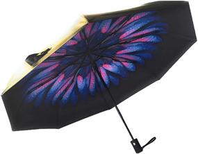 img 4 attached to 🌺 Beautiful Folding Umbrellas: Enhancing Hawaiian Sunsets Protection