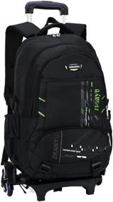 img 3 attached to Rolling Backpack YUB Schoolbag Backpacks
