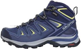 img 4 attached to 👟 Salomon Women's X Ultra 3 Wide MID GTX W Hiking Shoe: Crown Blue/Evening Blue/Sunny Lime, Size 6