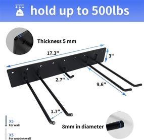 img 3 attached to Metal Garage 🔨 Organizer with High Capacity Storage