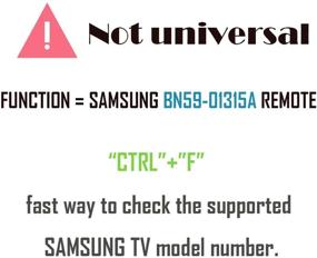 img 3 attached to 📺 Замена пульта дистанционного управления для телевизора Samsung модели BN59-01315A (Не универсальный) для Smart TV UN43RU710D UN43RU7200 UN50RU7100 UN50RU710D UN50RU7200 UN55RU7100 UN55RU710D UN55RU7200 с батарейками GP Alkaline 2шт.