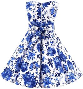 img 3 attached to 👗 Vintage Summer Casual Clothes 3015 150 Girls' Dresses: Cool Styles for a Retro-Chic Look