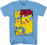 👕 shop now: pokemon boys pikachu game shirt for boys - tops, tees & shirts logo