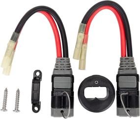 img 4 attached to 🔌 Camco Trac Outdoors High-Current Connector Kit, Upgraded Trolling Motor Connectors, 8 Gauge, 12V/24V Power, 60 Amp, Black (69441)