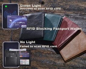 img 1 attached to 🛡️ Ultimate Protection: Outrip Blocking Travel Leather Passport Cover to Secure Your Travel Documents