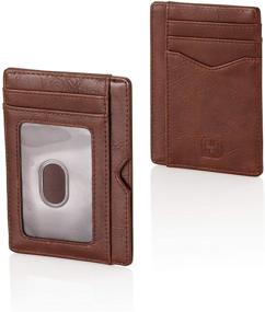 img 4 attached to 💼 Streamlined Beauty: Handsome Factory Card Wallet Minimalist