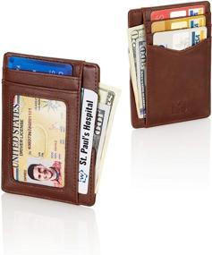 img 3 attached to 💼 Streamlined Beauty: Handsome Factory Card Wallet Minimalist