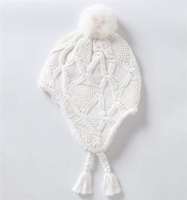 img 3 attached to Cozy and Stylish Connectyle Girls Beanie Sherpa Winter Boys' Accessories - Perfect for Cold Weather!