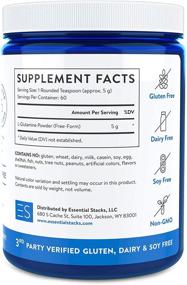 img 2 attached to 🌱 Pure Unflavored L-Glutamine Powder for Optimal Gut Health - Gluten, Dairy & Soy Free, Vegan, Non-GMO & Hypoallergenic with 3rd Party Verified Allergen Testing