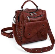 uto backpack convertible rucksack crossbody women's handbags & wallets in fashion backpacks logo