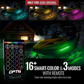 img 3 attached to 🛷 OPT7 10pc Aura Snowmobile Body Glow LED Lighting Kit: Illuminate Your Ride with Multi-Color Accent Neon Strips and Switch