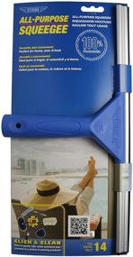 img 1 attached to 🧼 Ettore All-Purpose Squeegee 17014: 6.5"x14"x1.5" Blue - A Reliable Cleaning Essential