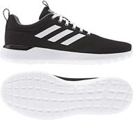 adidas racer running black white men's shoes in athletic logo