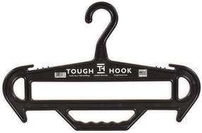 img 4 attached to 👕 Tough Hanger XL - All-Purpose Premium Heavy-Duty Hanger (Black) - Unbreakable & Made in USA - XL Size with Built-in Carry Handle - Supports up to 180 Pounds