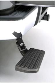 img 2 attached to 🛏️ AMP Research 75313-01A BedStep Flip Down Bumper Step: Идеально подходит для Ford F-250/350/450 17-21 гг. (За исключением F450 с виброгасителем)