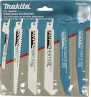 enhance your cutting efficiency with the makita 723086-a-a 6pc recip blade assortment pack logo