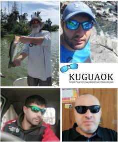 img 2 attached to 🕶️ KUGUAOK Polarized Sunglasses for Enhanced Driving Protection