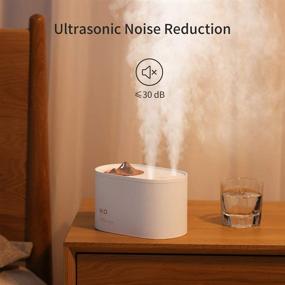 img 2 attached to 🌬️ JISULIFE Small Bedroom Humidifier - Top Fill Ultrasonic Cool Mist Humidifier with Dual Mists, 1000 ml Portable Air Humidifier with Filter - USB Powered, Auto Shut-off, Quiet - Ideal for Office, Home, Baby