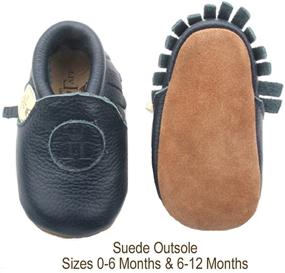 img 2 attached to Leo Leather Moccasins for Boys - Stylish and Comfortable Shoes/Slippers Option