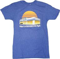 🎥 retro blockbuster video night graphic t-shirt: unleash nostalgic movie vibes! logo