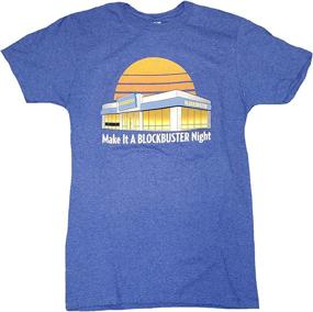 img 1 attached to 🎥 Retro Blockbuster Video Night Graphic T-Shirt: Unleash Nostalgic Movie Vibes!